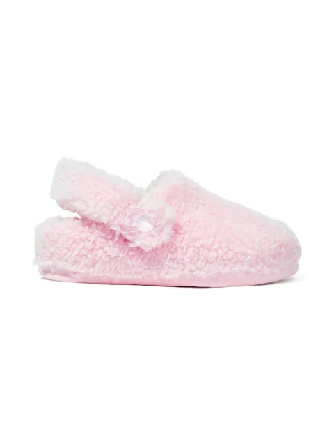 Crocs Kids Cozzzy faux-fur shearling slippers