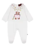 Aigner Kids teddy-bear heart babygrow - White
