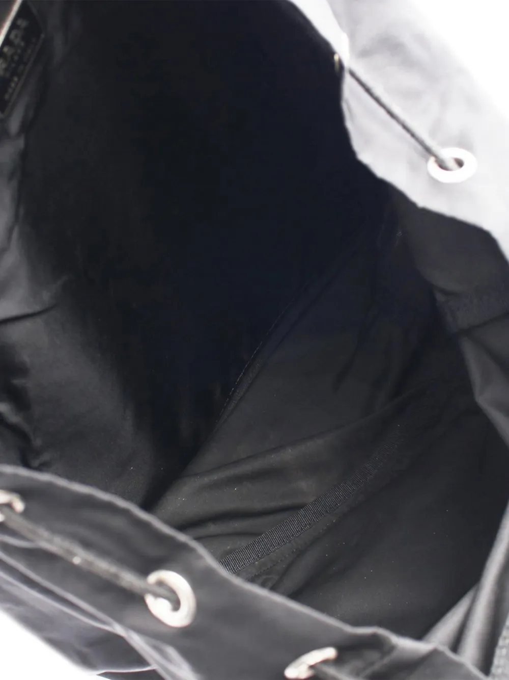 Pre-owned Prada 2000-2013 Tessuto Montagna Double Buckle Backpack In Black
