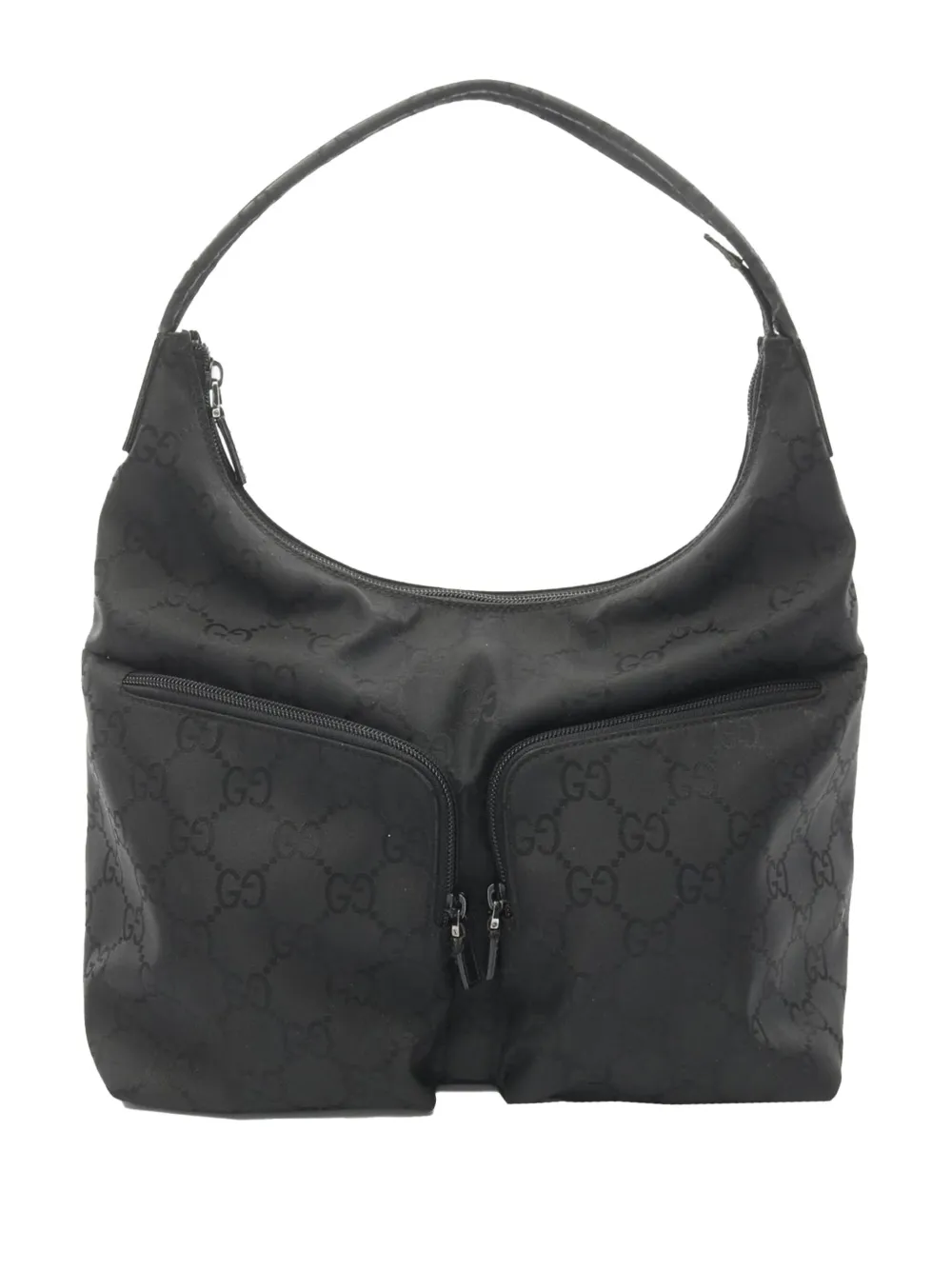 Gucci Pre-Owned 2000-2015 GG Nylon shoulder bag - ブラック Gucci Pre-Owned 2000-2015 GG Nylon shoulder bag - ブラック