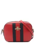 Gucci Pre-Owned 2016-2020 Calfskin Web Webby Bee Camera Bag crossbody bag - Black