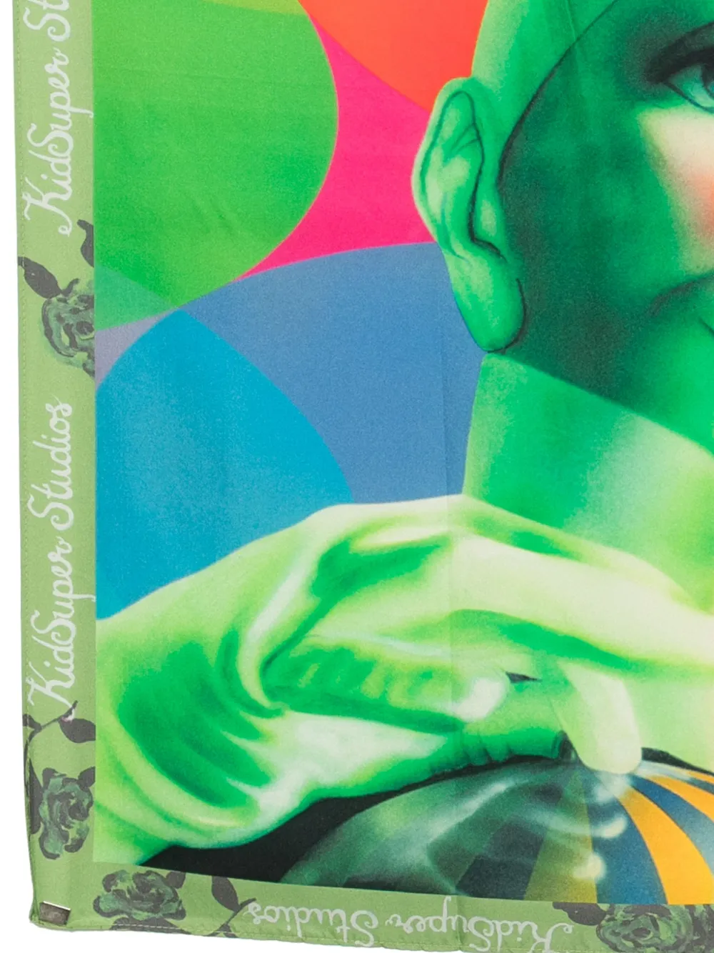 KidSuper Sjaal met print Geel