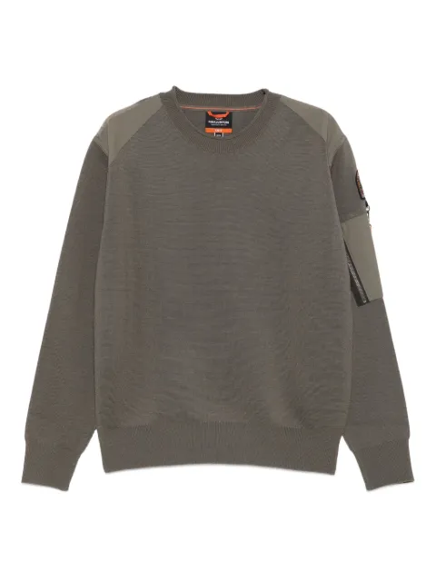 Parajumpers crew-neck panelled sweatshirt