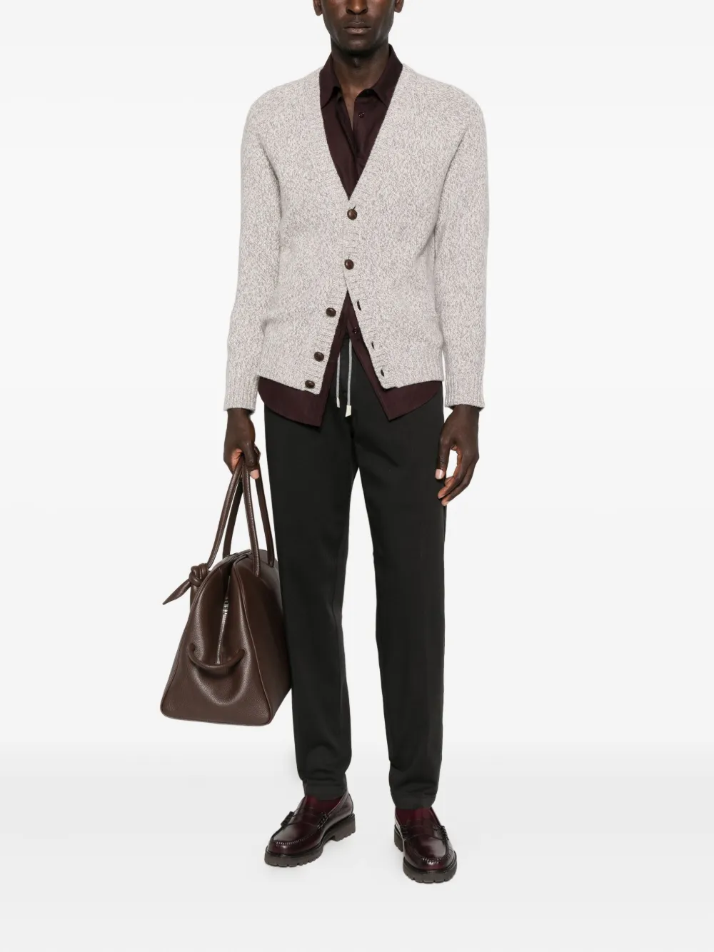 Eleventy drawstring trousers - Zwart