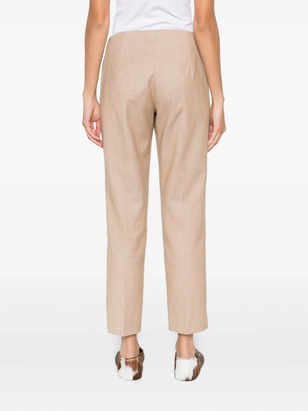 Margon Metamorfosi Cropped Trousers In Neutral