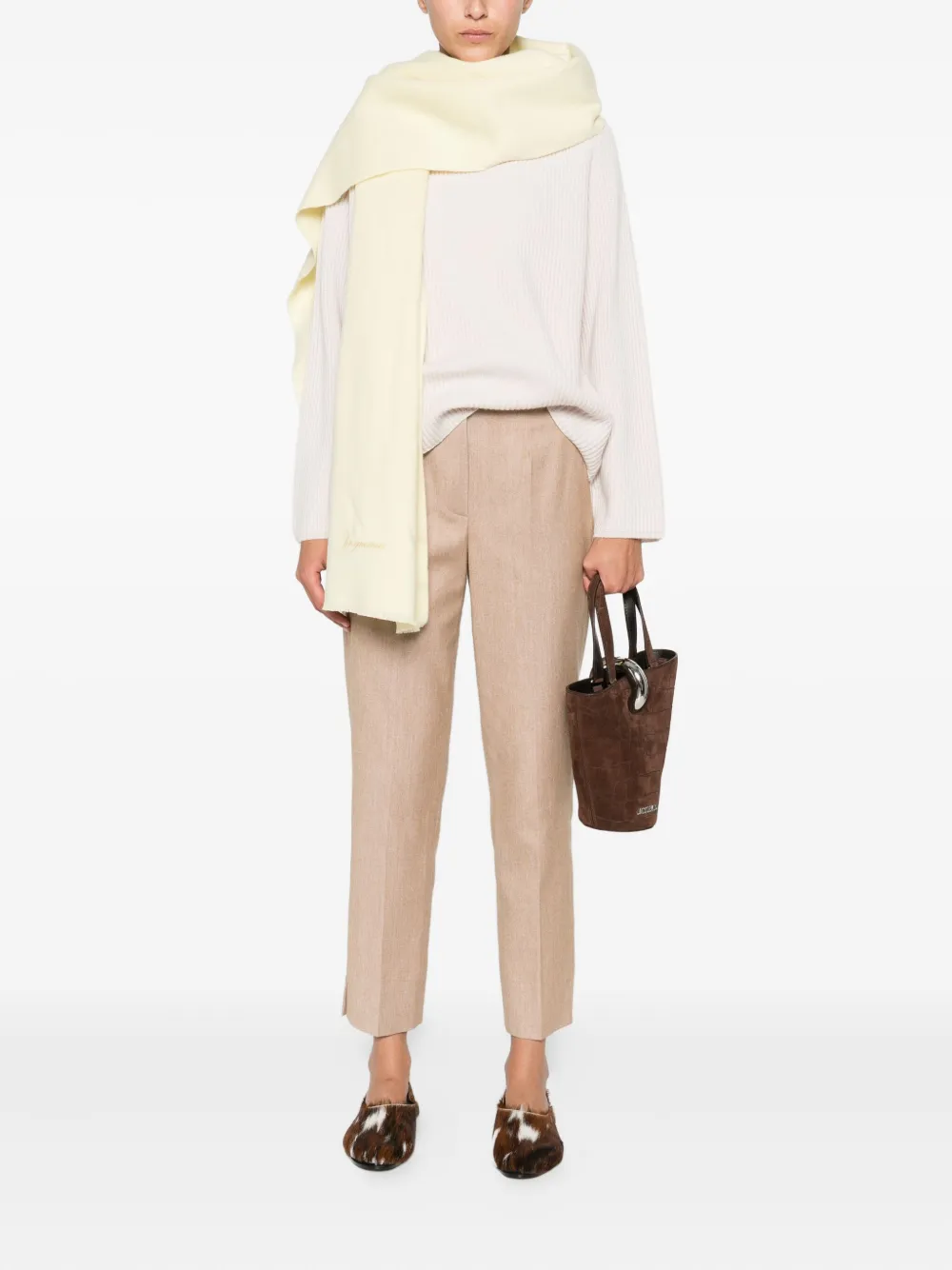 MARGON METAMORFOSI Cropped broek - Beige