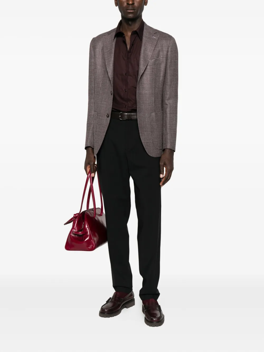 Eleventy pleated trousers - Zwart