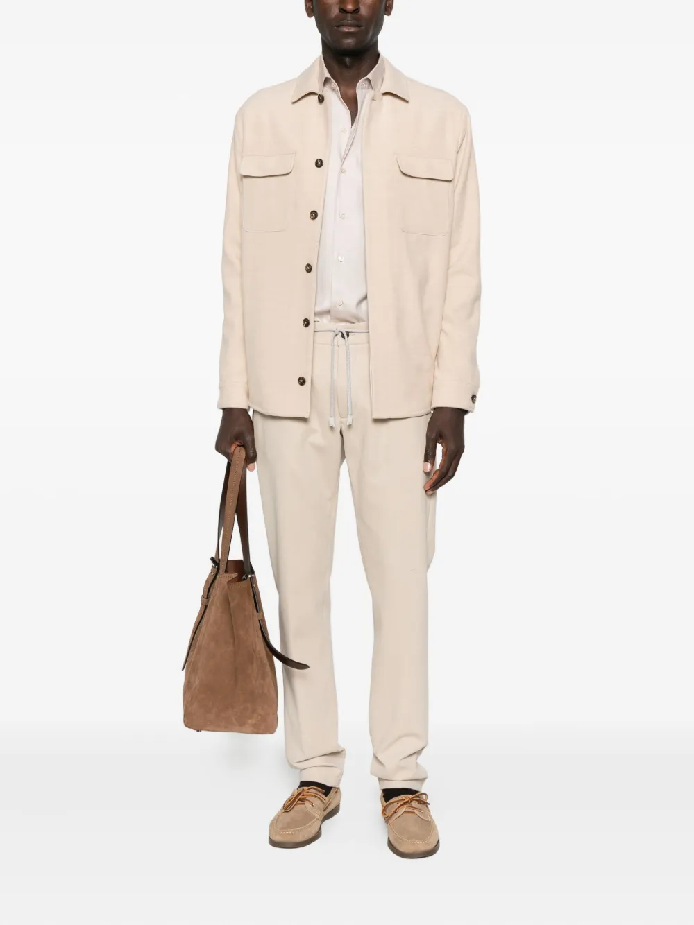 Eleventy drawstring trousers - Beige