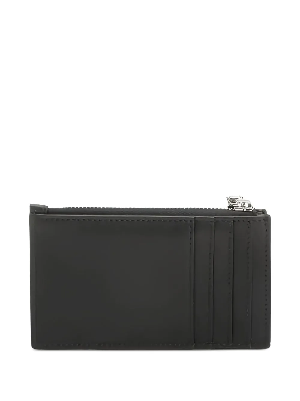 Alexander McQueen Pasjeshouder met logo-reliëf Zwart