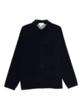 Lardini patch-pocket button cardigan - Blue