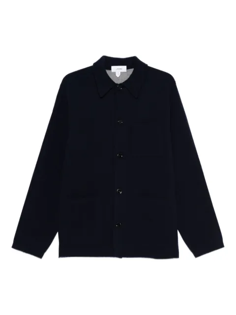 Lardini patch-pocket button cardigan