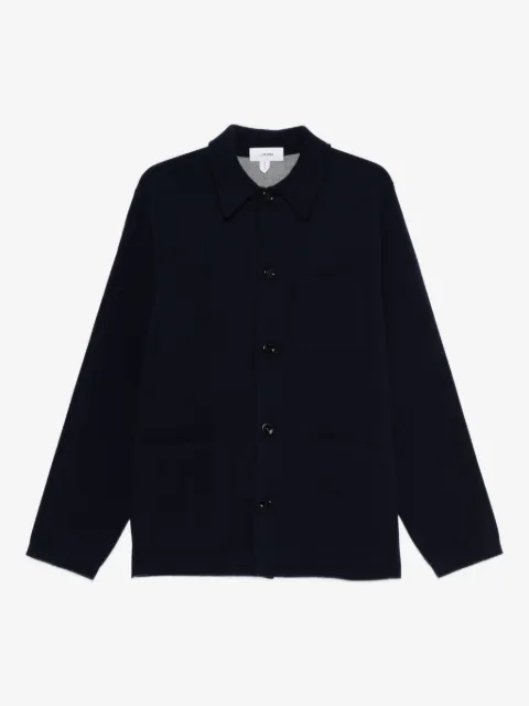 Lardini patch-pocket button cardigan