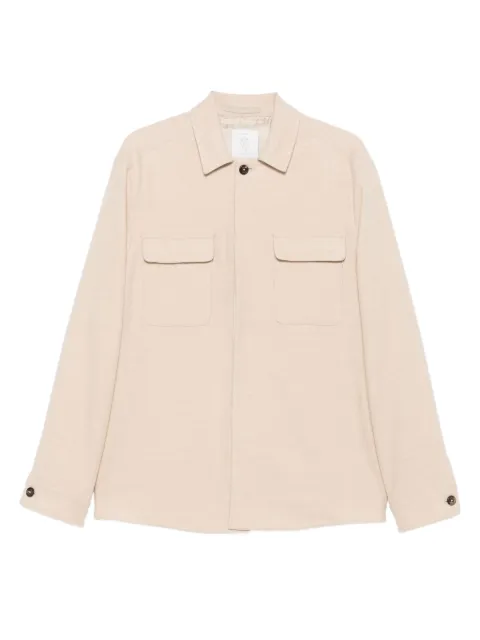 Eleventy buttoned flap-pocket jacket