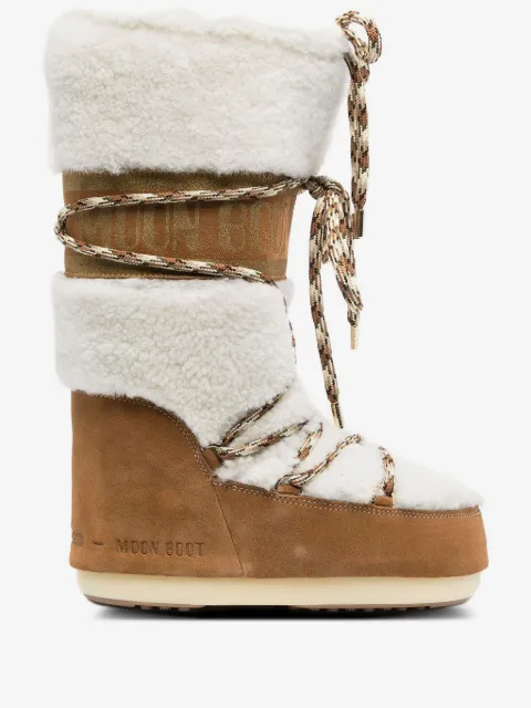 Moon Boot Lab69 Icon shearling-panelled lace-up boots