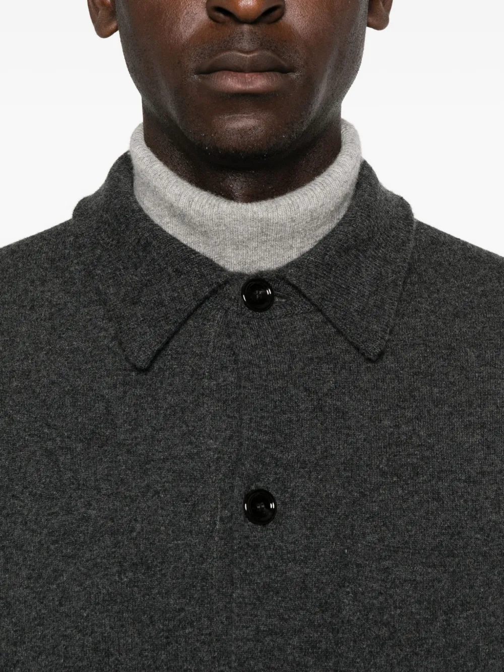 Lardini Vest met opgestikte zak met knopen Grijs