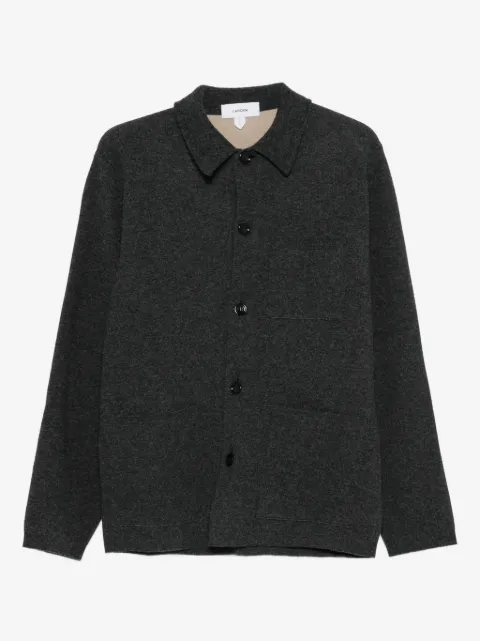 Lardini buttoned patch-pocket cardigan
