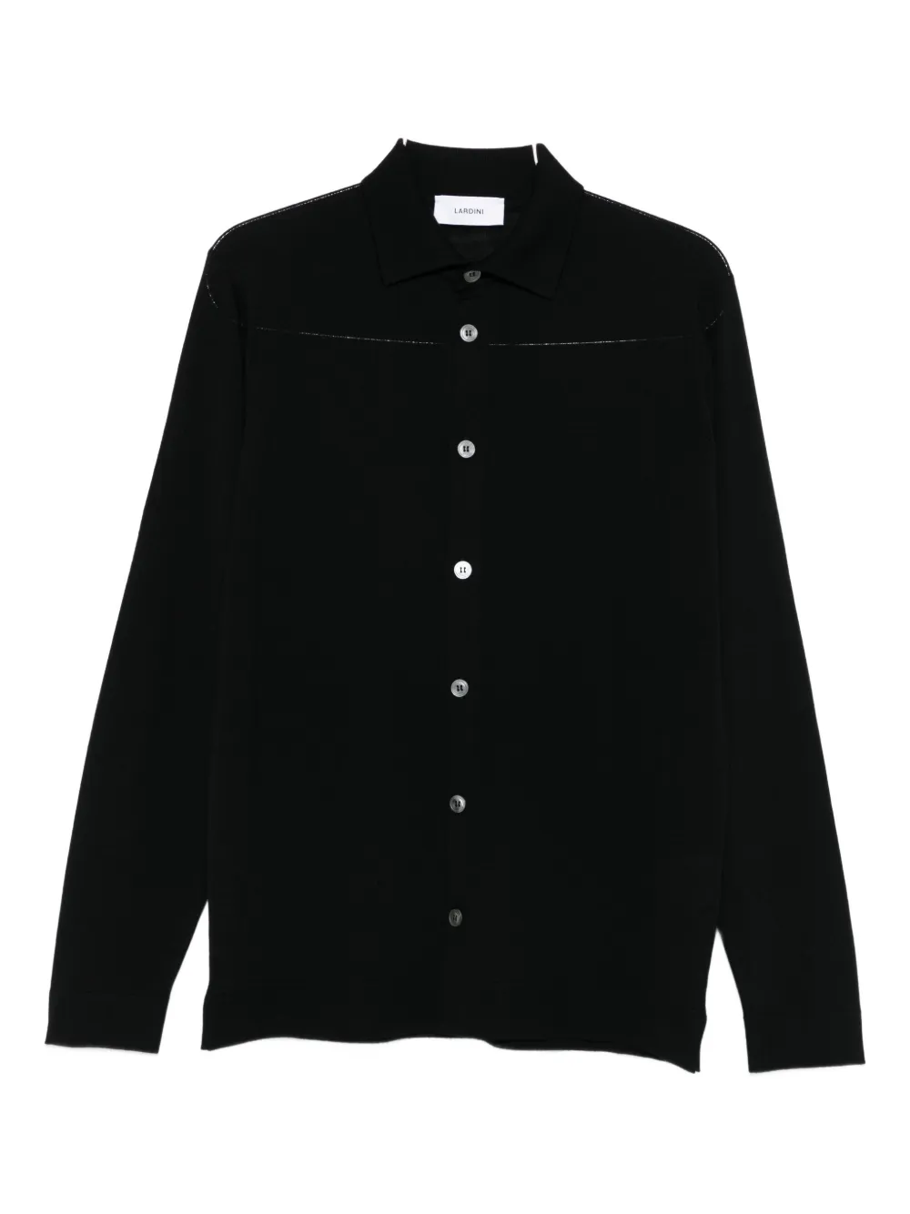 Lardini camisa de punto | negro | Image 1