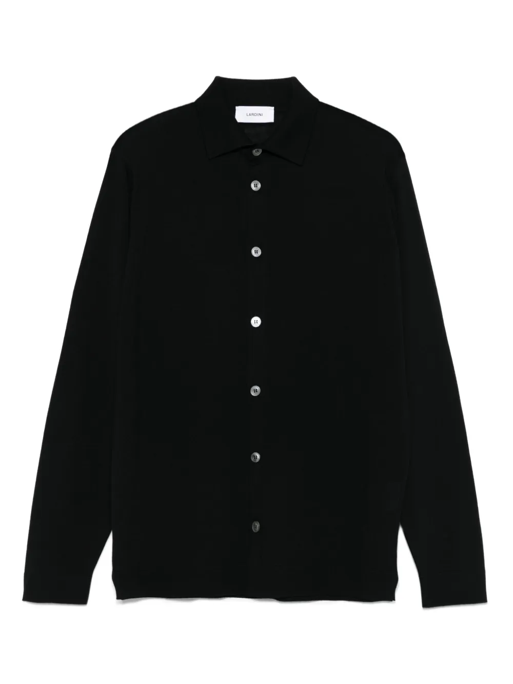 Lardini camisa tejida | negro | Image 1