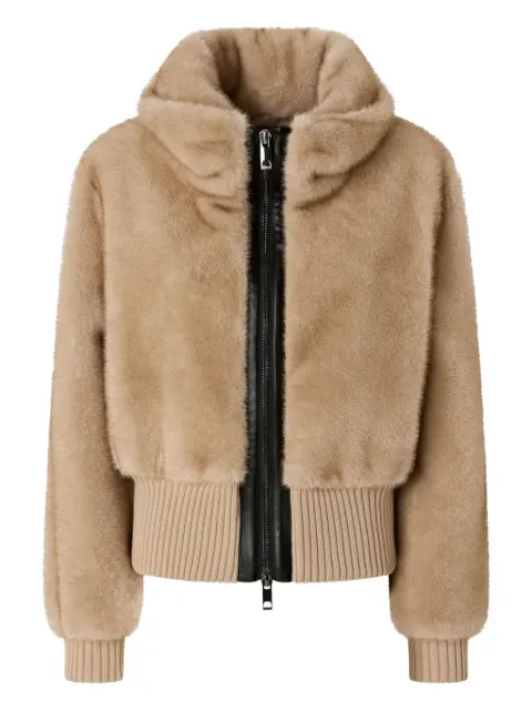 PINKO faux-fur jacket