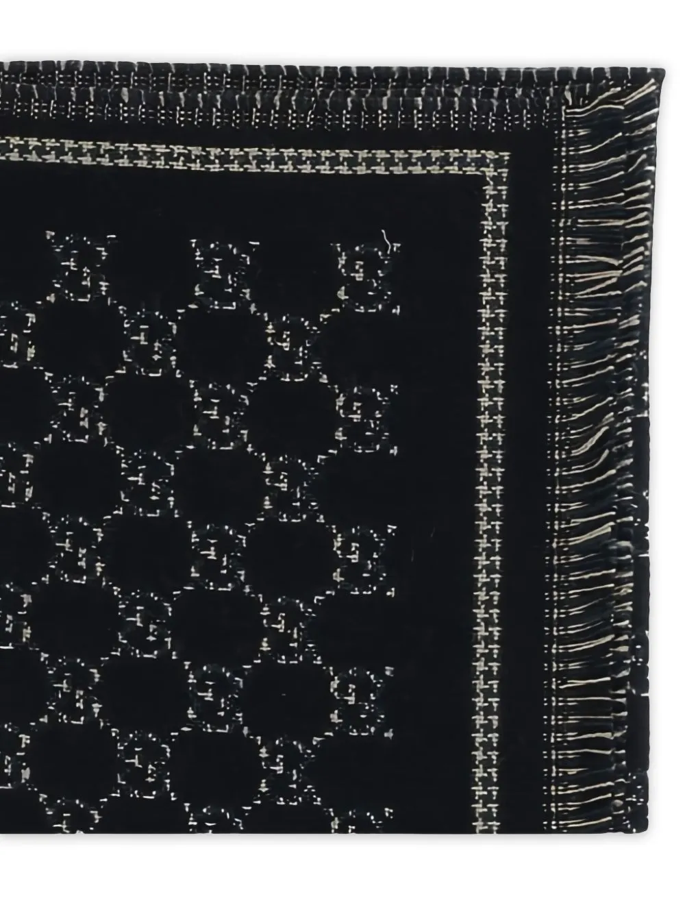 Gucci monogram fringed scarf | Image 2