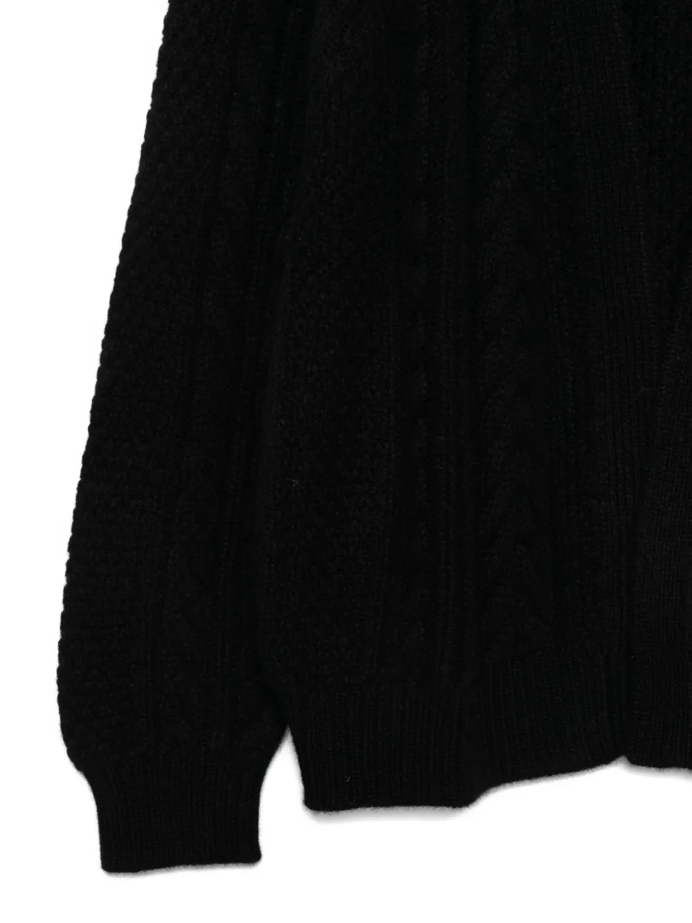 Liska Cardigan Mit Ballonärmeln In Black