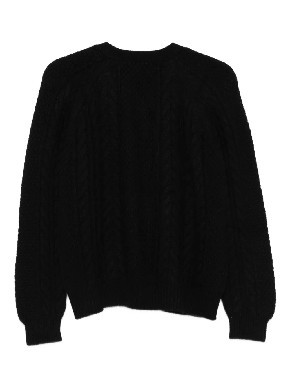Liska Cardigan Mit Ballonärmeln In Black