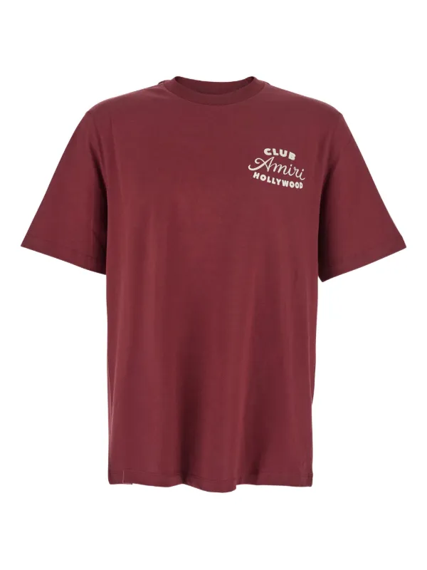 AMIRI レタリング Tシャツ | レッド | FARFETCH JP