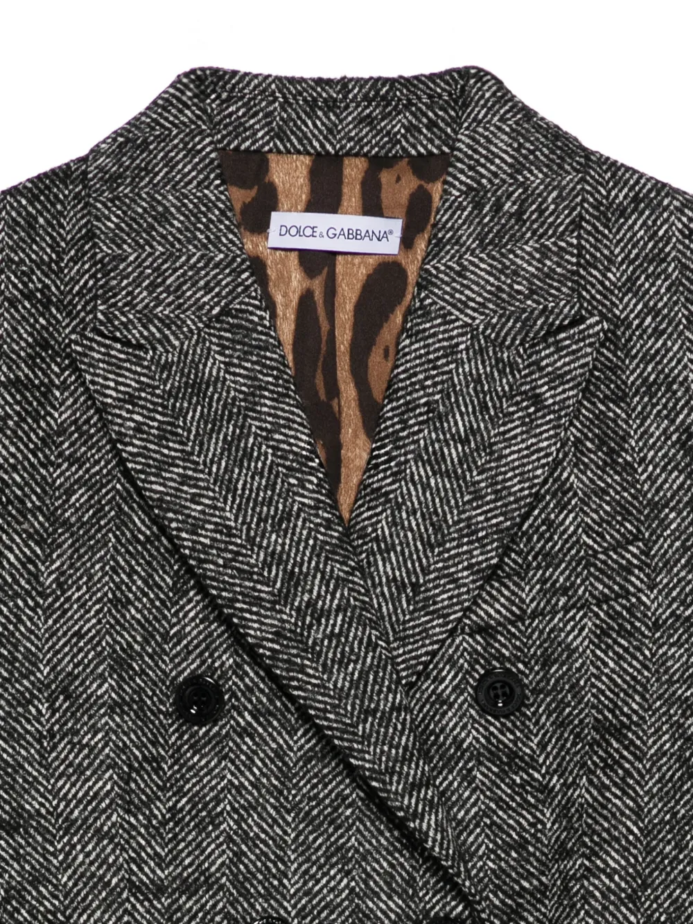 Dolce & Gabbana Kids Blazer met dubbele rij knopen Zwart