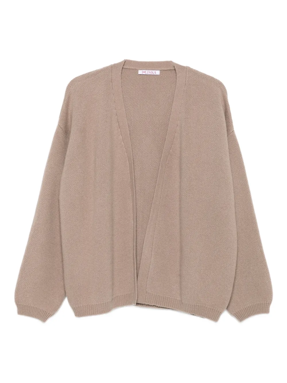 Liska Cardigan Mit Ballonärmeln In Brown