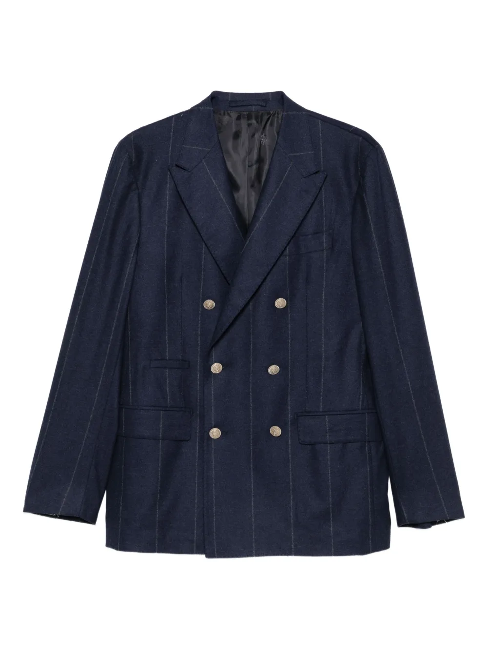 Eleventy pinstripe double-breasted blazer | Blue | Image 1