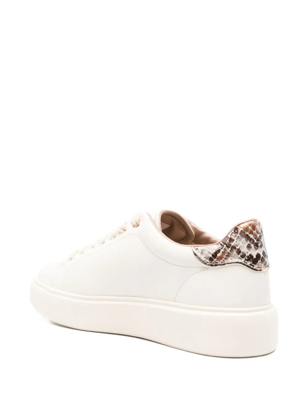 Blauer snakeskin-detail logo sneakers Neutrals