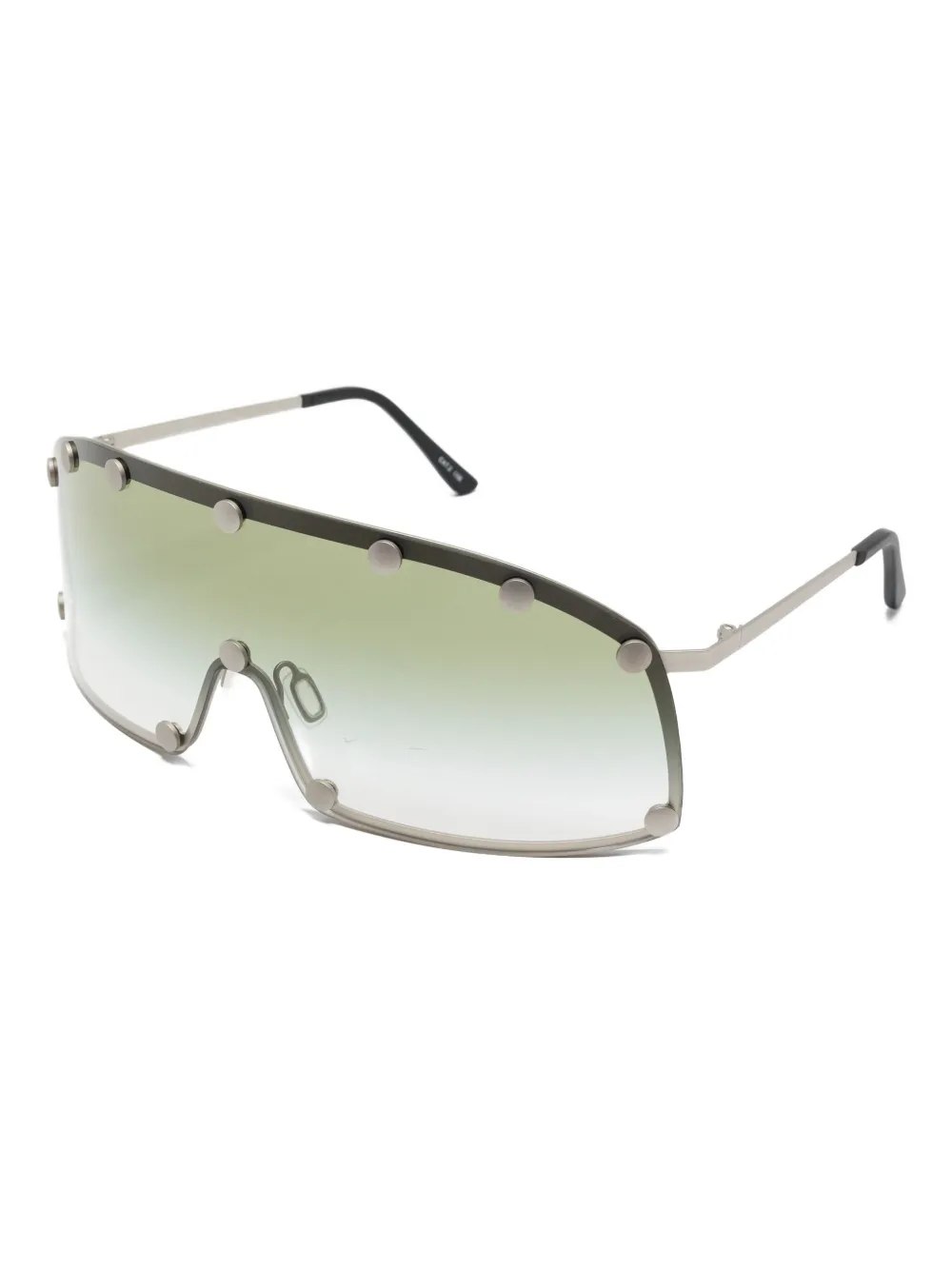 Rick Owens studded sunglasses - Zilver