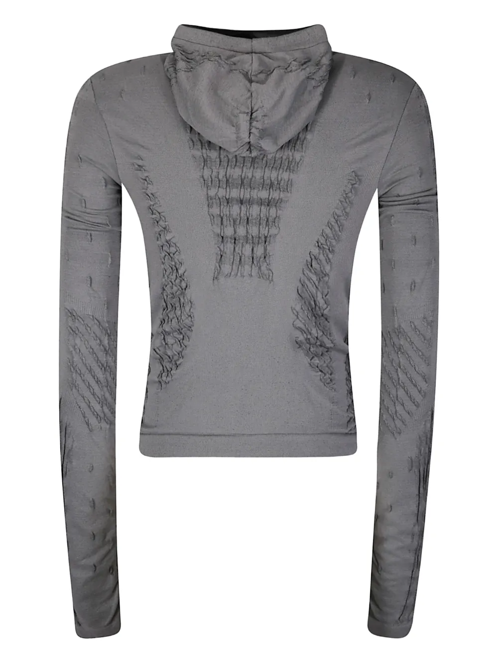 ROA Aune Dryarn seamless hoodie - Grijs