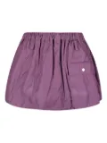 Baum Und Pferdgarten Simona elastic-waist pocket mini A-line skirt - Purple
