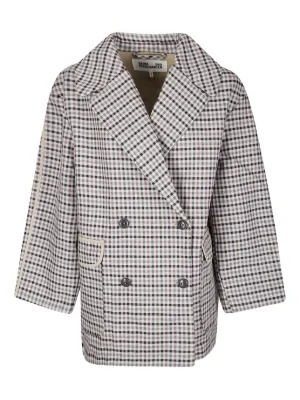 baum und pferdgarten カバーオール チェック コート 新品】【BAUM UND PFERDGARTEN】カバーオールチェックコート