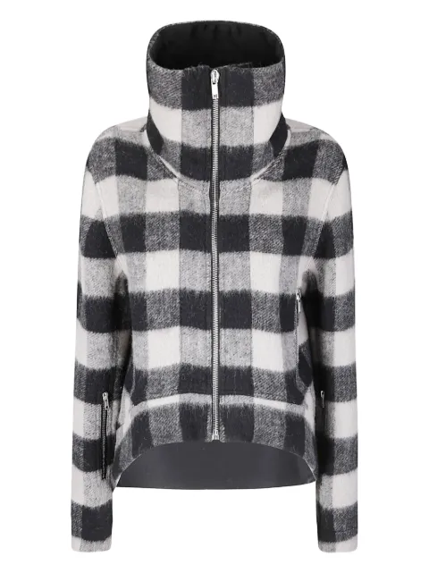 Rick Owens Exploder check zip-front jacket