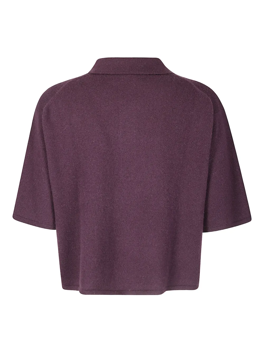 Lisa Yang Neela T-shirt Knitwear Brown In Burgundy