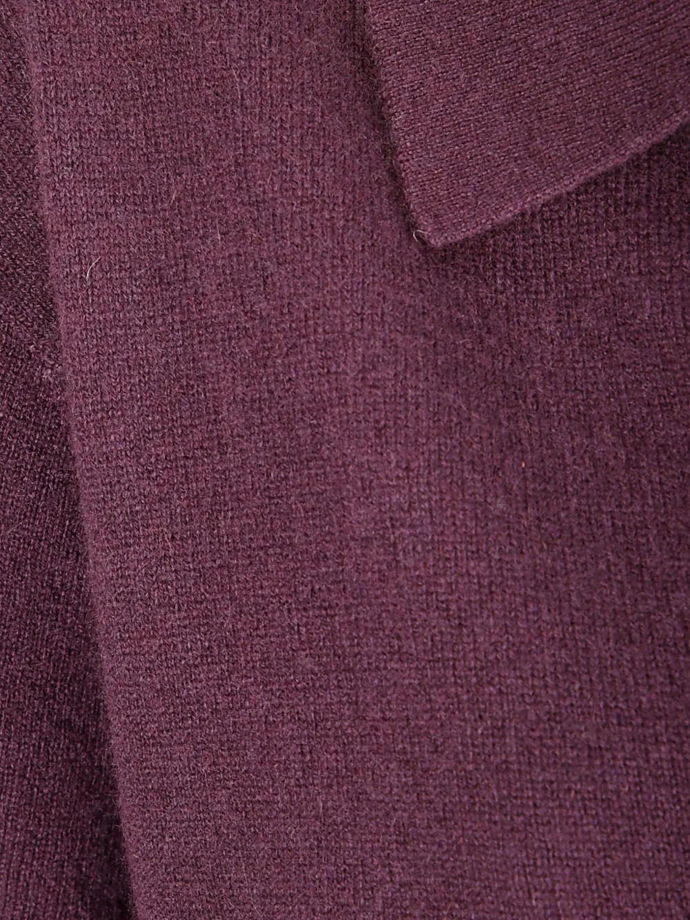 Lisa Yang Neela T-shirt Knitwear Brown In Burgundy