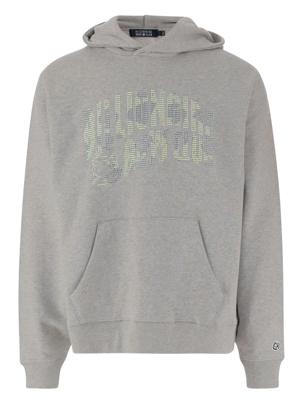Billionaire logo-print hooded sweatshirt | Grey | Image 1