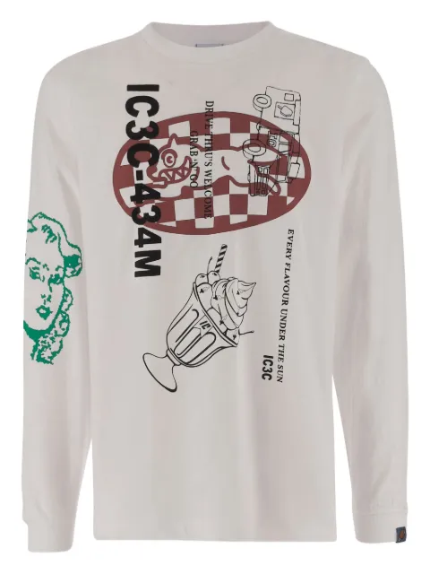 ICECREAM graphic-print long-sleeve T-shirt