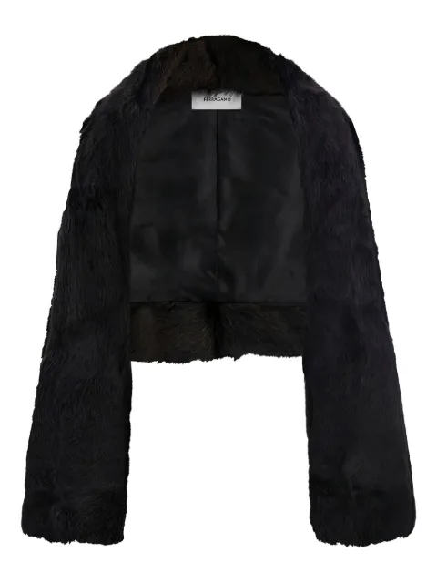 Ferragamo kid skin cropped jacket 