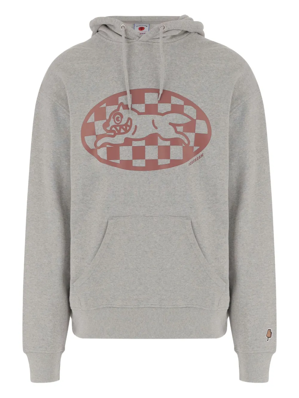 ICECREAM graphic-print hoodie | Grey | Image 1