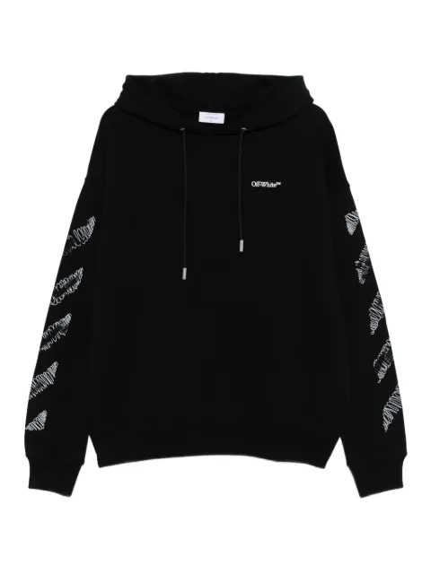 Off-White arrow-sleeves hoodie