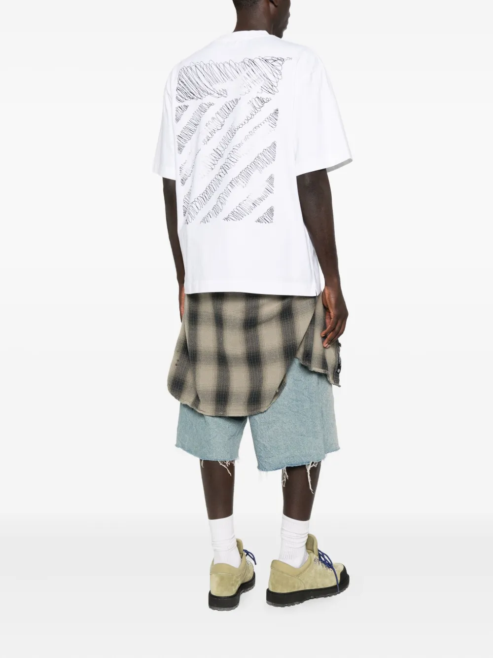 Off-White logo-print cotton T-shirt | T-Shirts | Image 2