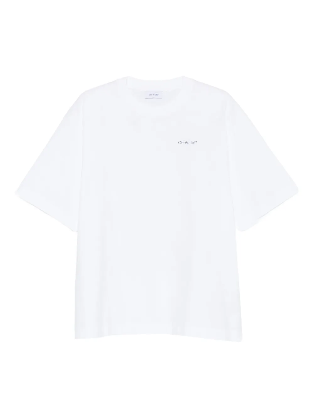 Off-White logo-print cotton T-shirt - Bianco