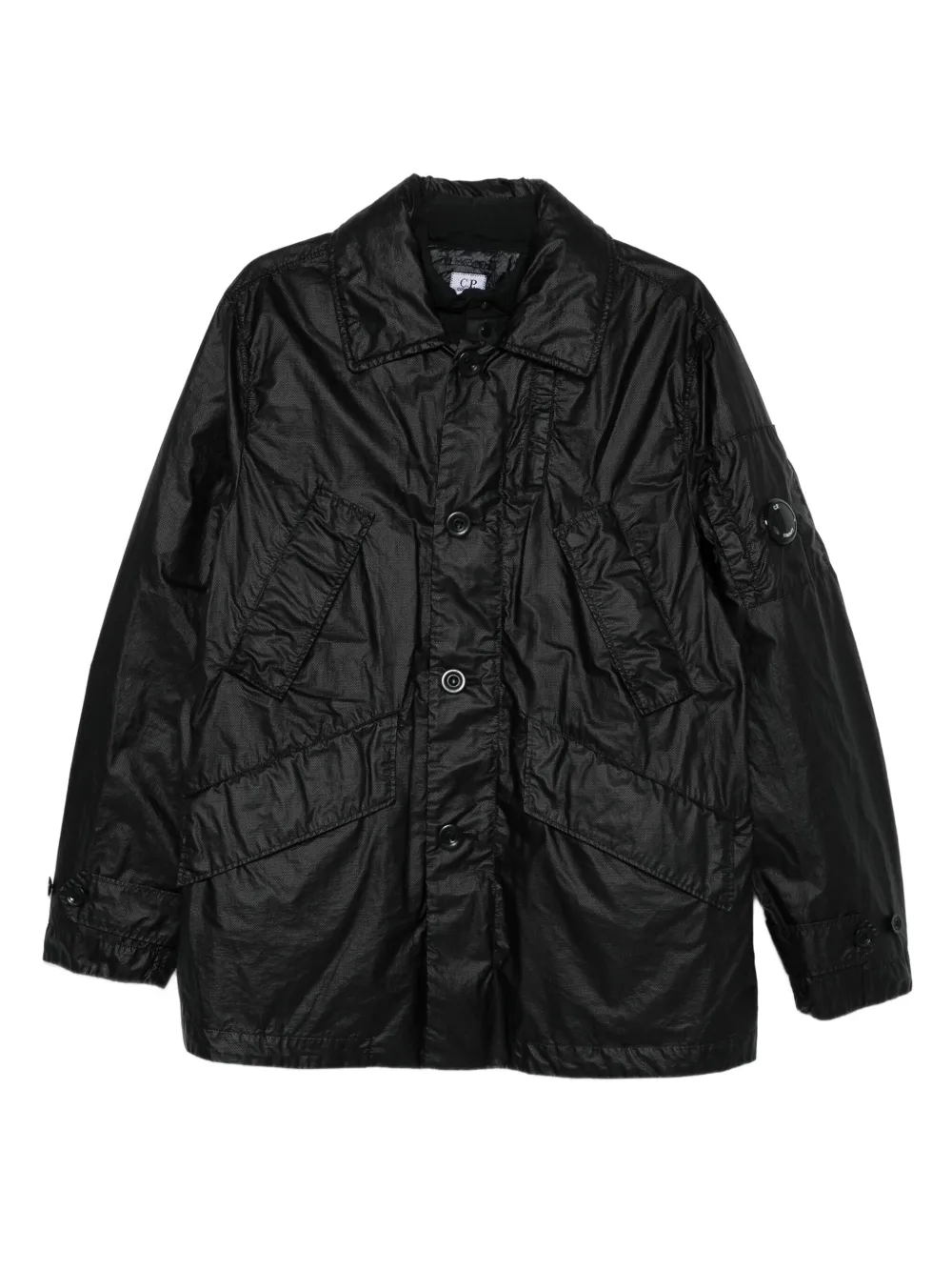 C.P. Company Lens-detail button-fastening jacket | Black | Image 1