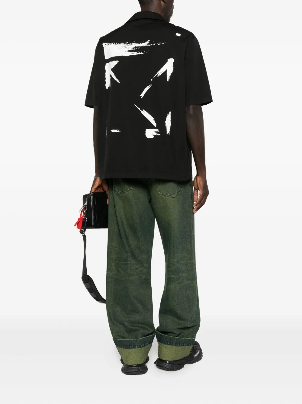 Off-White logo-embroidered short-sleeve shirt | Image 2
