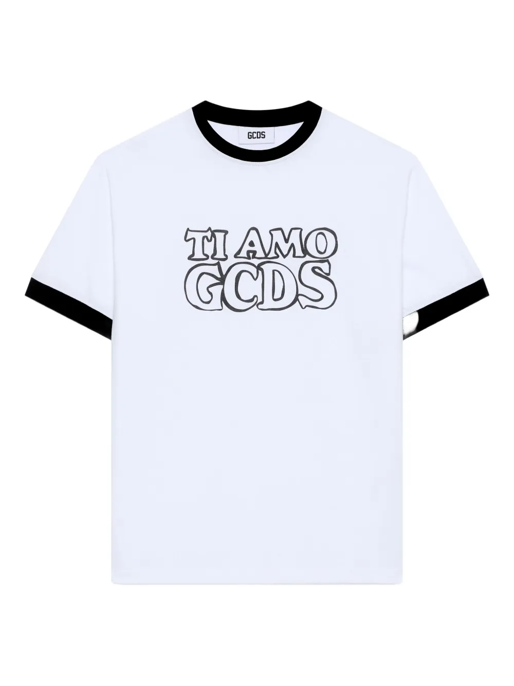 GCDS playera con estampado gráfico | blanco | Image 1