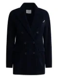 Circolo 1901 double-breasted corduroy blazer - Blue