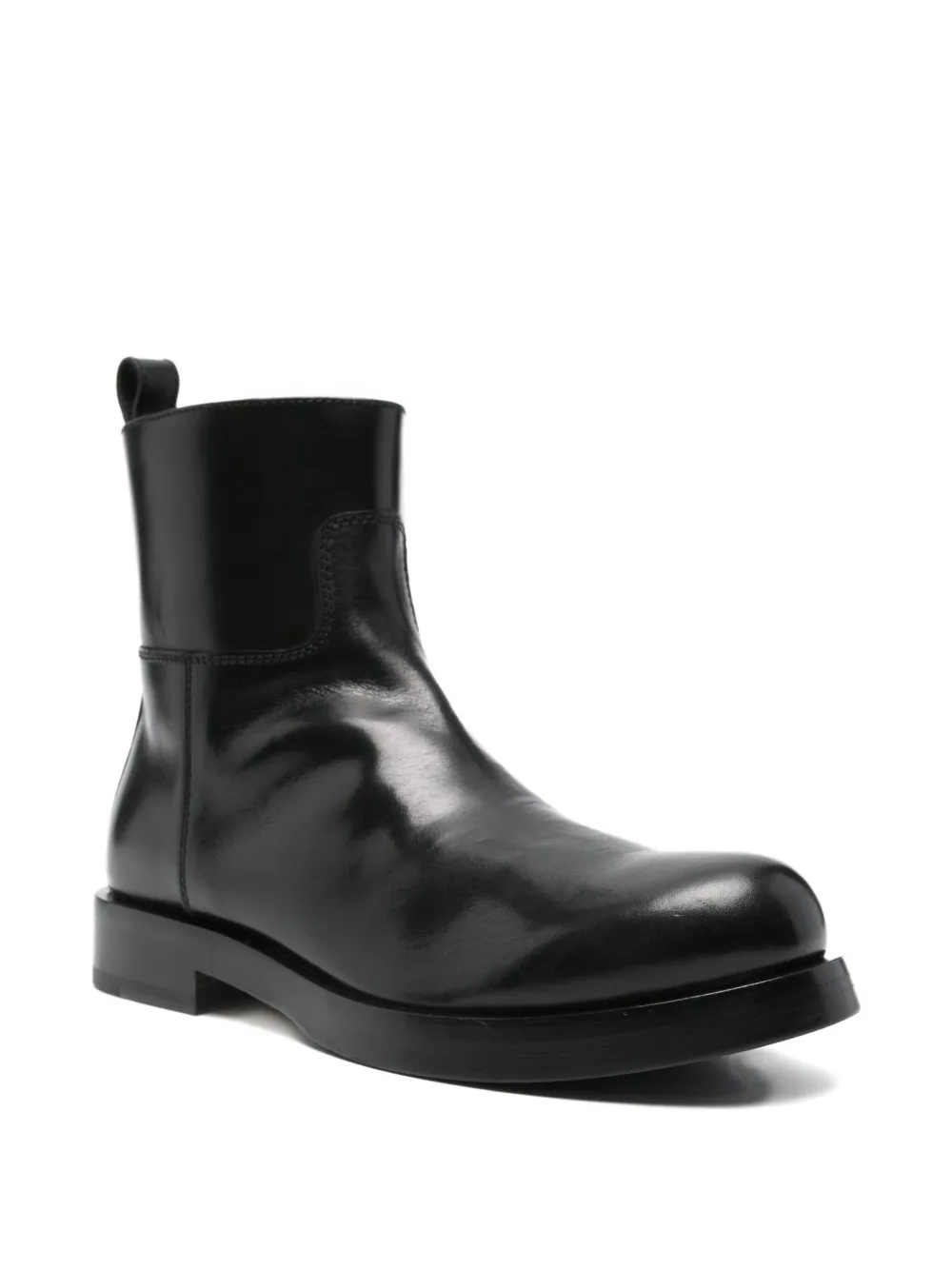 Officine Creative zip-detail leather boots Black